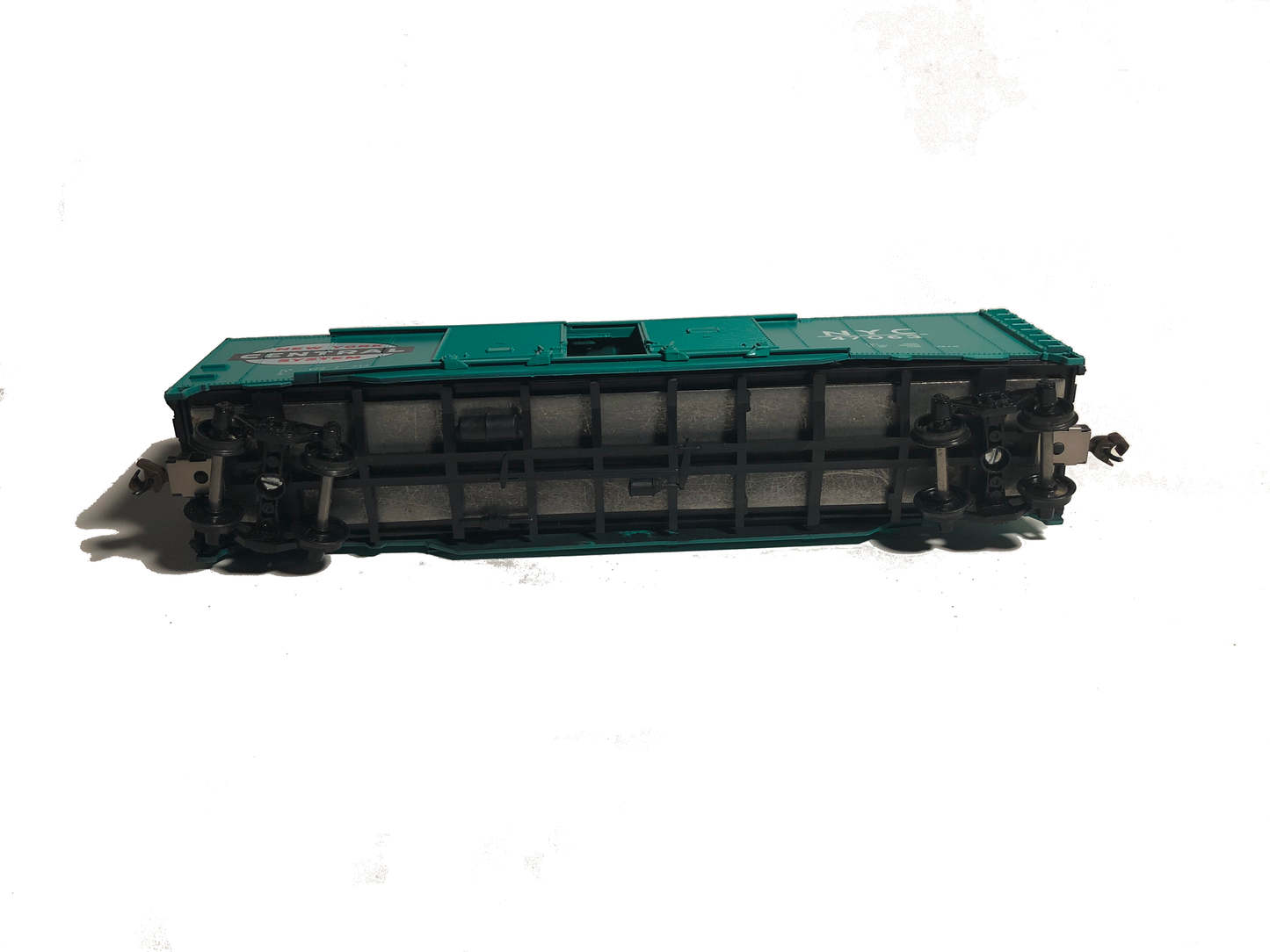 Test green box car