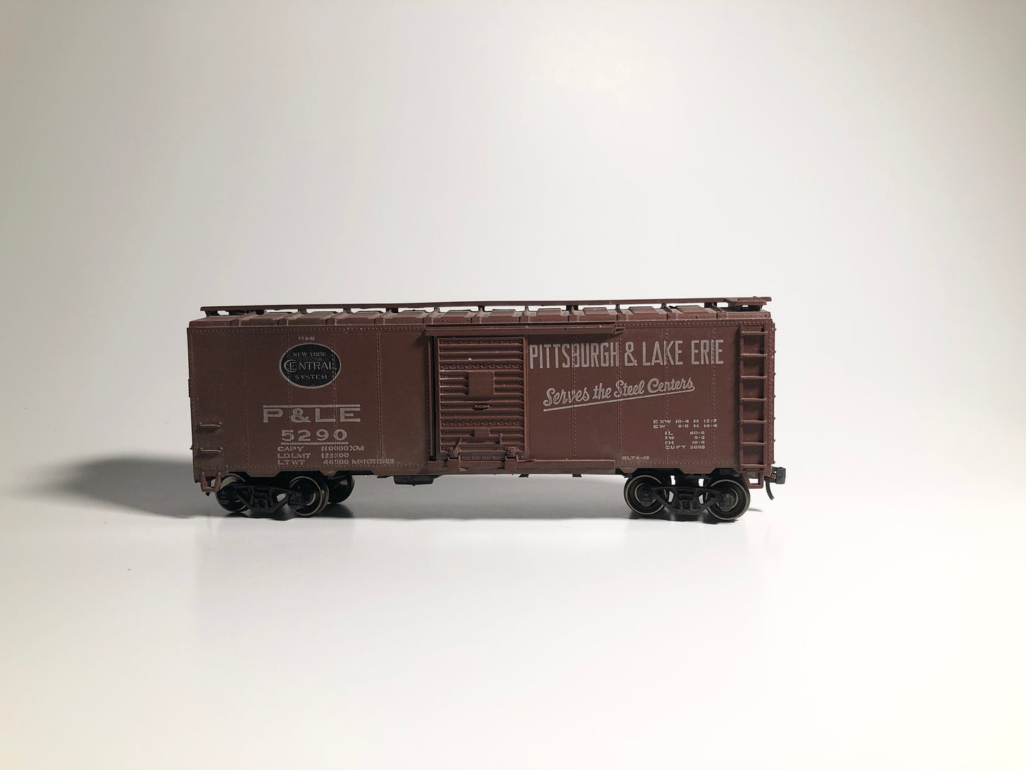 NYC P&LE 5290 HO Gauge Box Brown Car